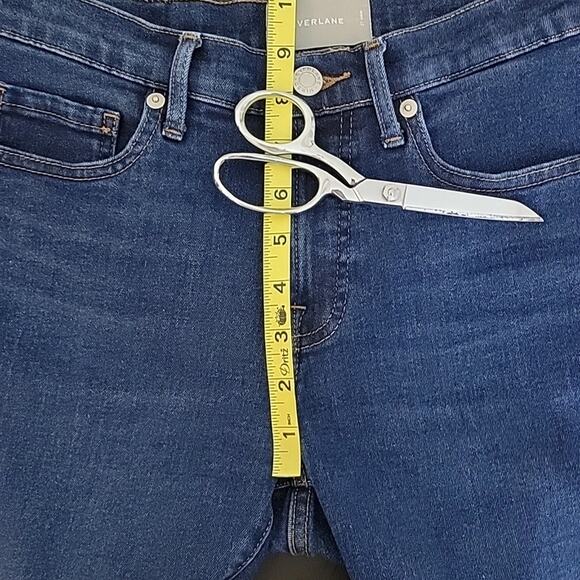 Everlane Ankle Cropped Mid-Rise Blue Denim Jeans 27 - Picture 9 of 12